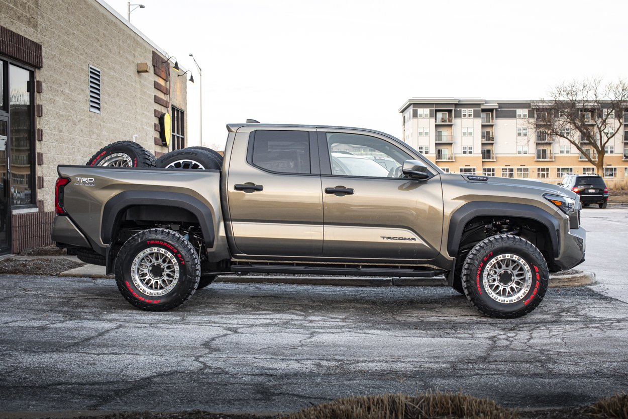 4th Gen Tacoma With 2.25" Front Lift & 2" Rear Coil Spacer