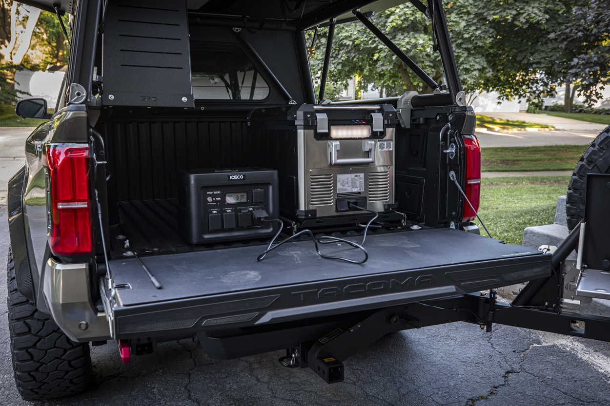 ICECO Fridge, Slide & Power Station In GFC Camper