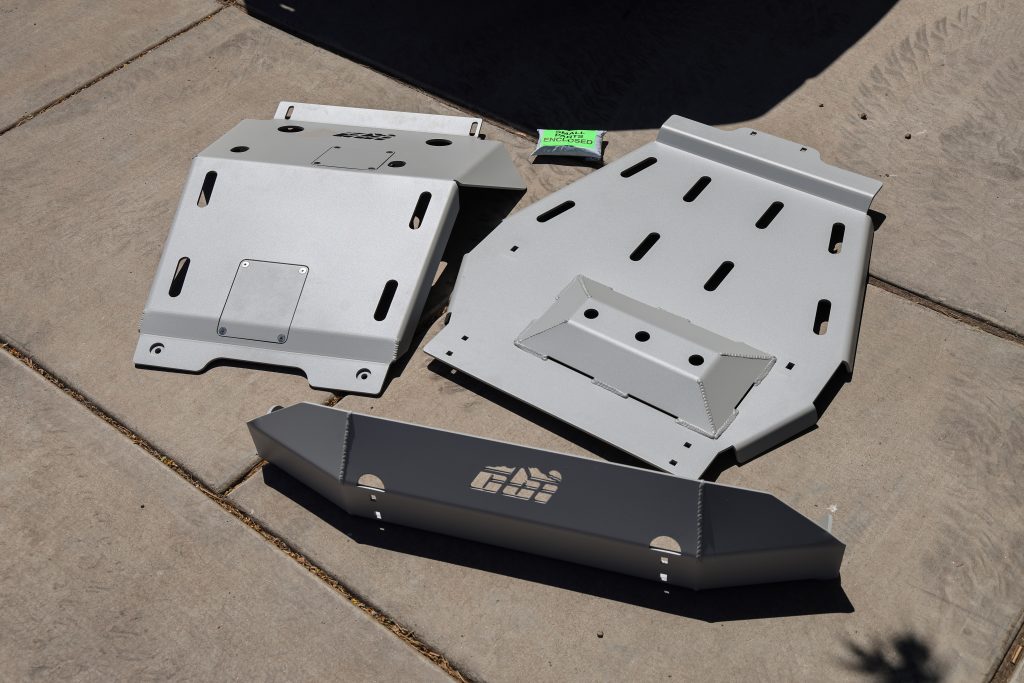TRD Grey Aluminum Belly Skid Plates From CBI