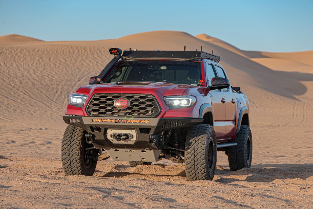 Red 3rd Gen Tacoma Off-Road Build With Prinsu Pro