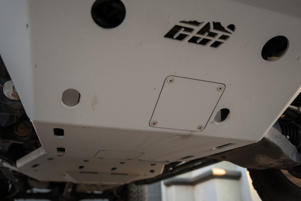 CBI Skid Plate Oil Drain Access Hole/Cover