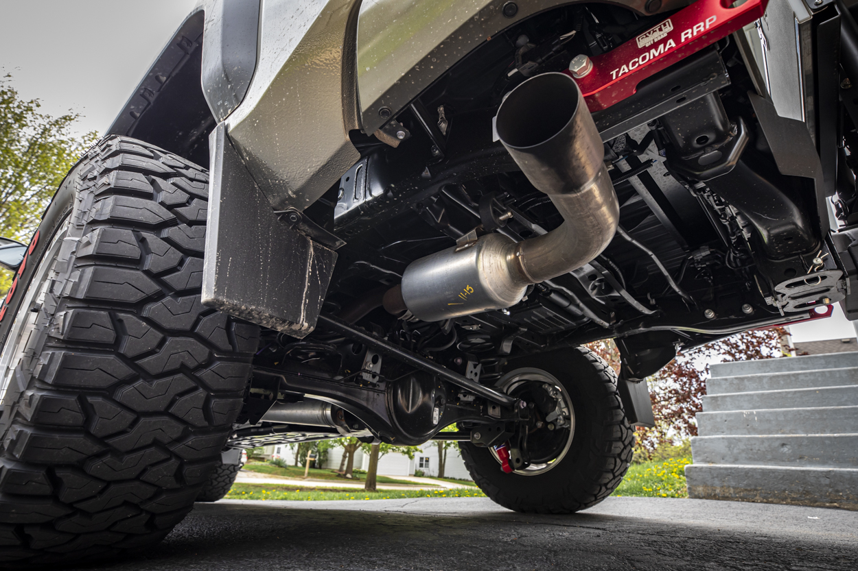 Factory Low Hanging Tailpipe 4th Gen Tacoma