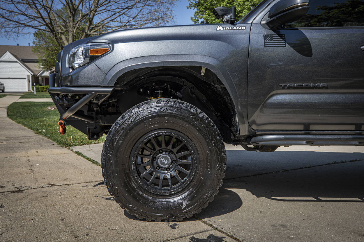 Front Wheel Well Oversized Tire Fitment Kit For Tacoma