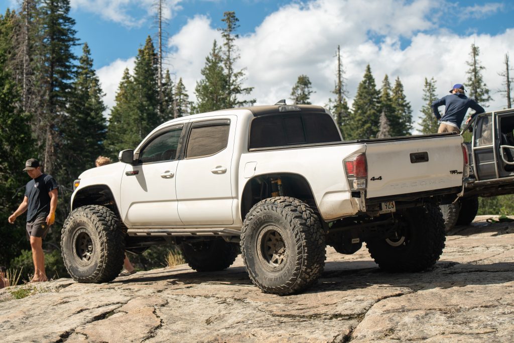 Lifted Tacoma On The Rubicon Trail
