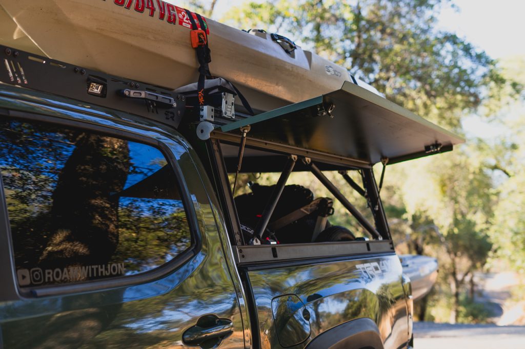 Camping With A Topper Shell