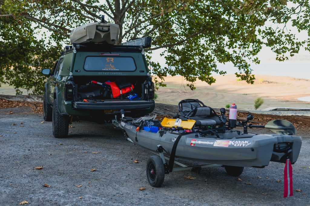 3rd Gen Tacoma With GFC Transporting Kayaks