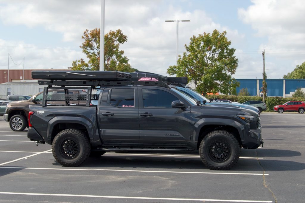 Cali Raised Bed Rack Topper Rack On 4G Tacoma