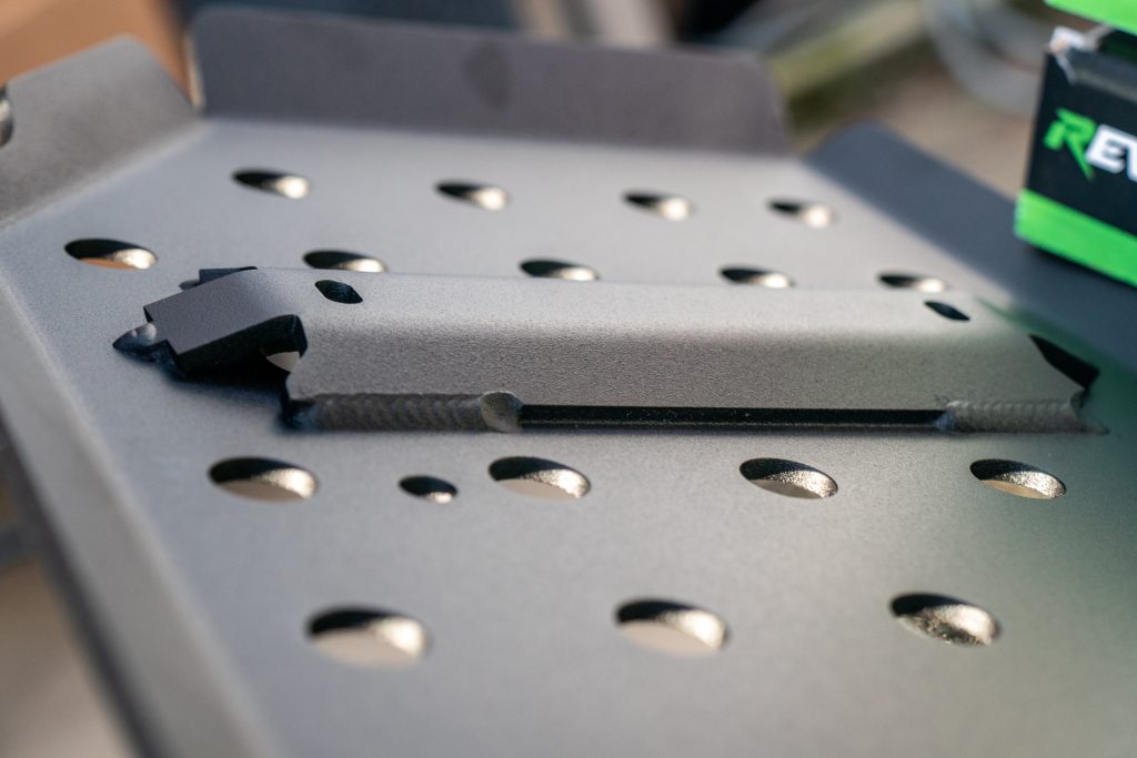 Cali Raised Aluminum Powder Coated Gas Tank Skid Plate