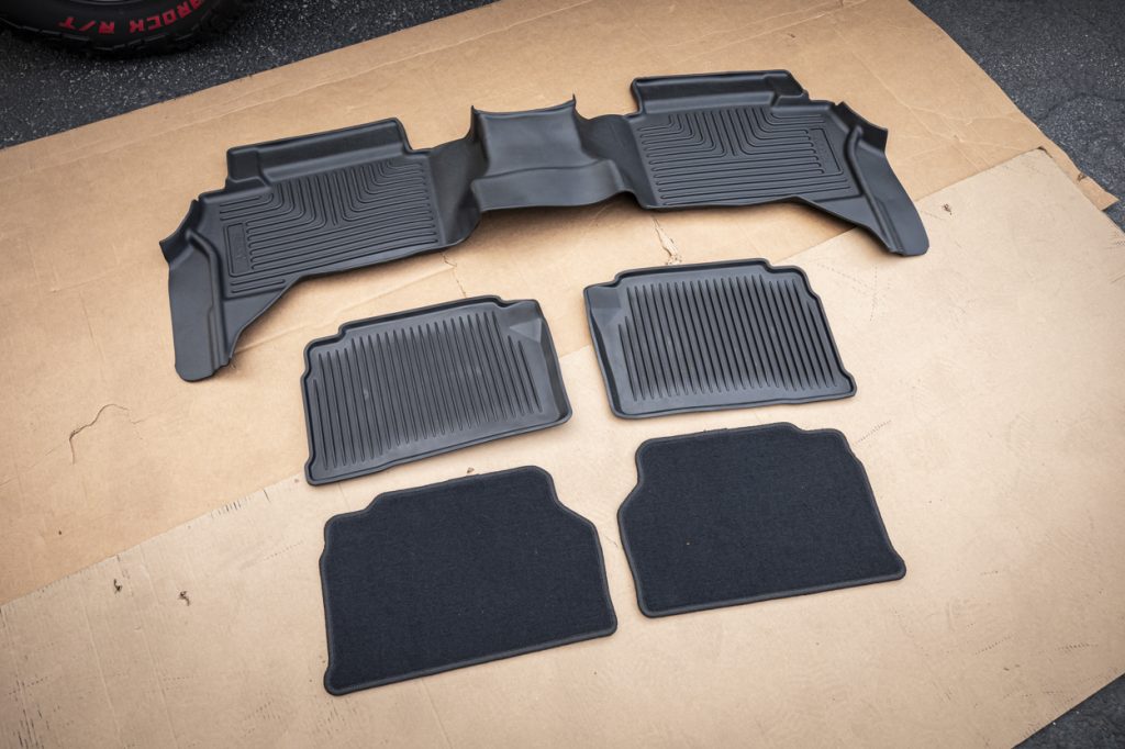 Husky Liners Vs. OEM Toyota Floor Mats (Rear)