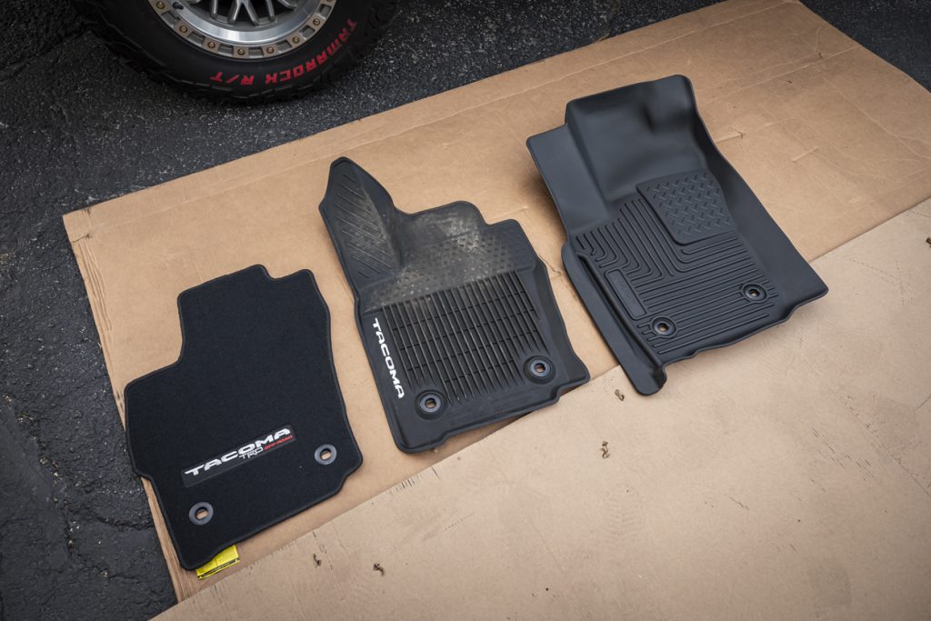 Husky Liners Vs. OEM Toyota Floor Mats (Front)