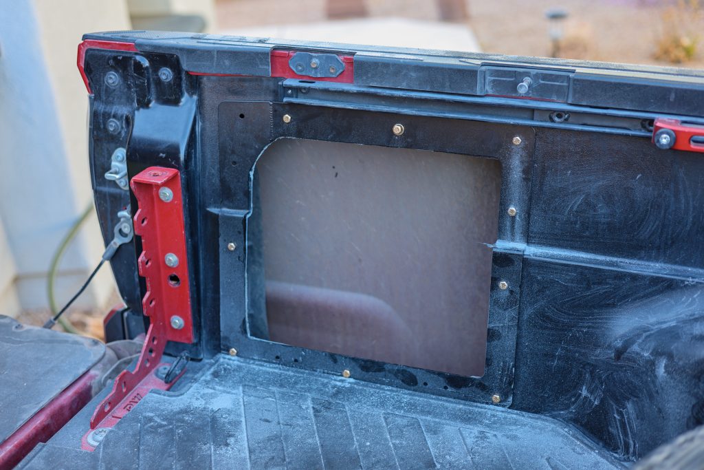 JD Fabrication Frame Plate On Tacoma Bed