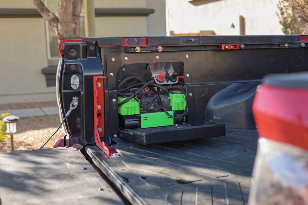 JD Fabrication Low Profile Storage Box For Tacoma Bed