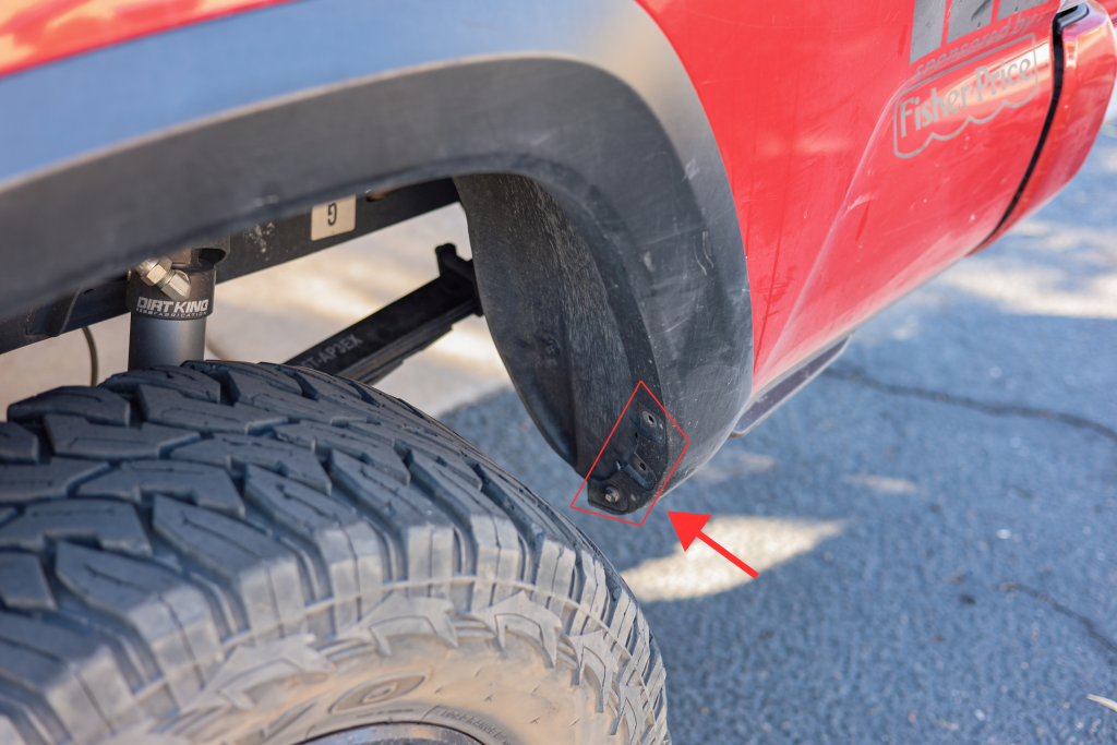 Tacoma Rear Fender Liner Removal