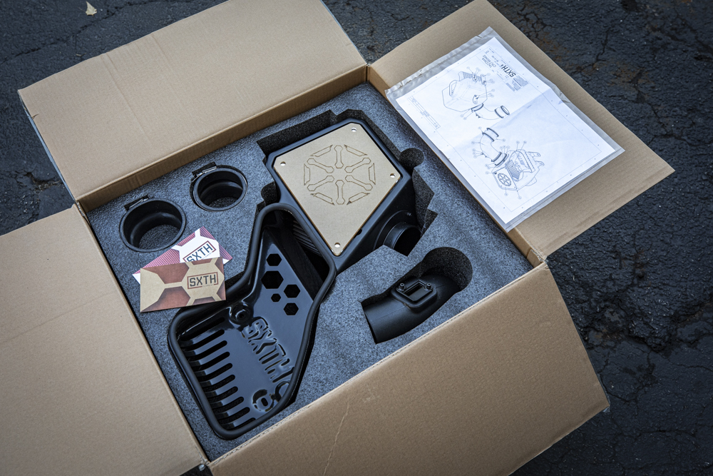 SXTH Cold Air Intake Packaging