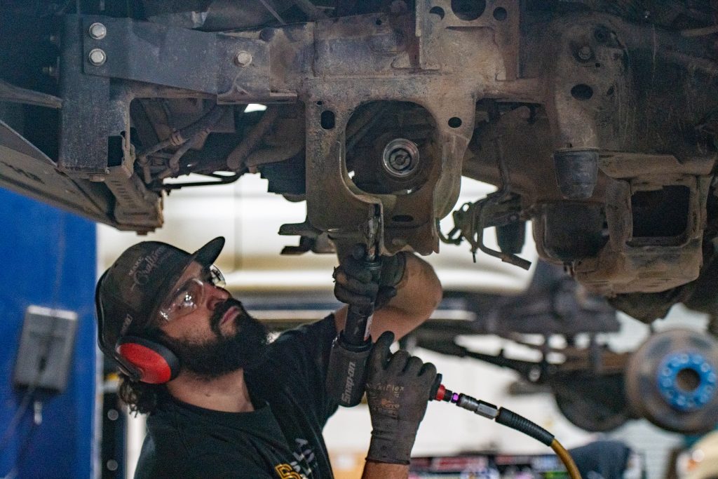 Removing Tacoma Front Differential For Regear At Stellar Built