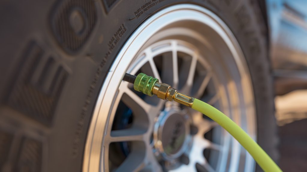 MORRFlate Quick Connect Fittings On 4 Tire Inflation/Deflation Kit