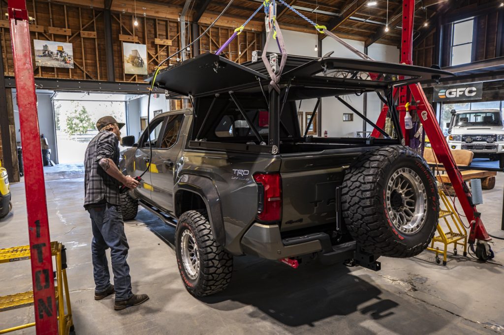 Installing GFC Camper At Montana Headquarters