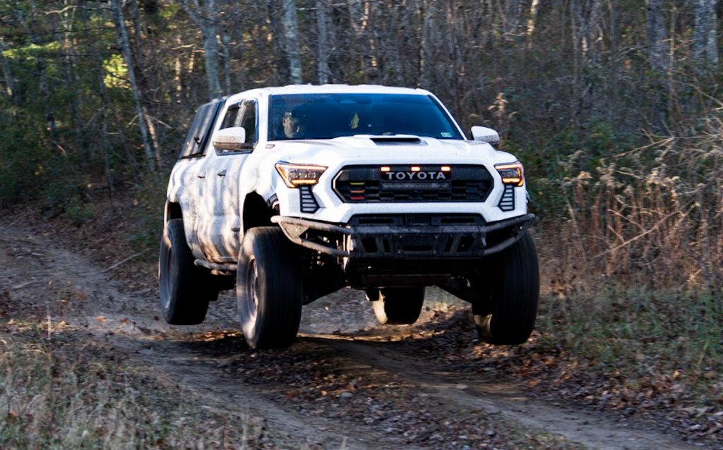 White 4th Gen Tacoma Off-Road Build