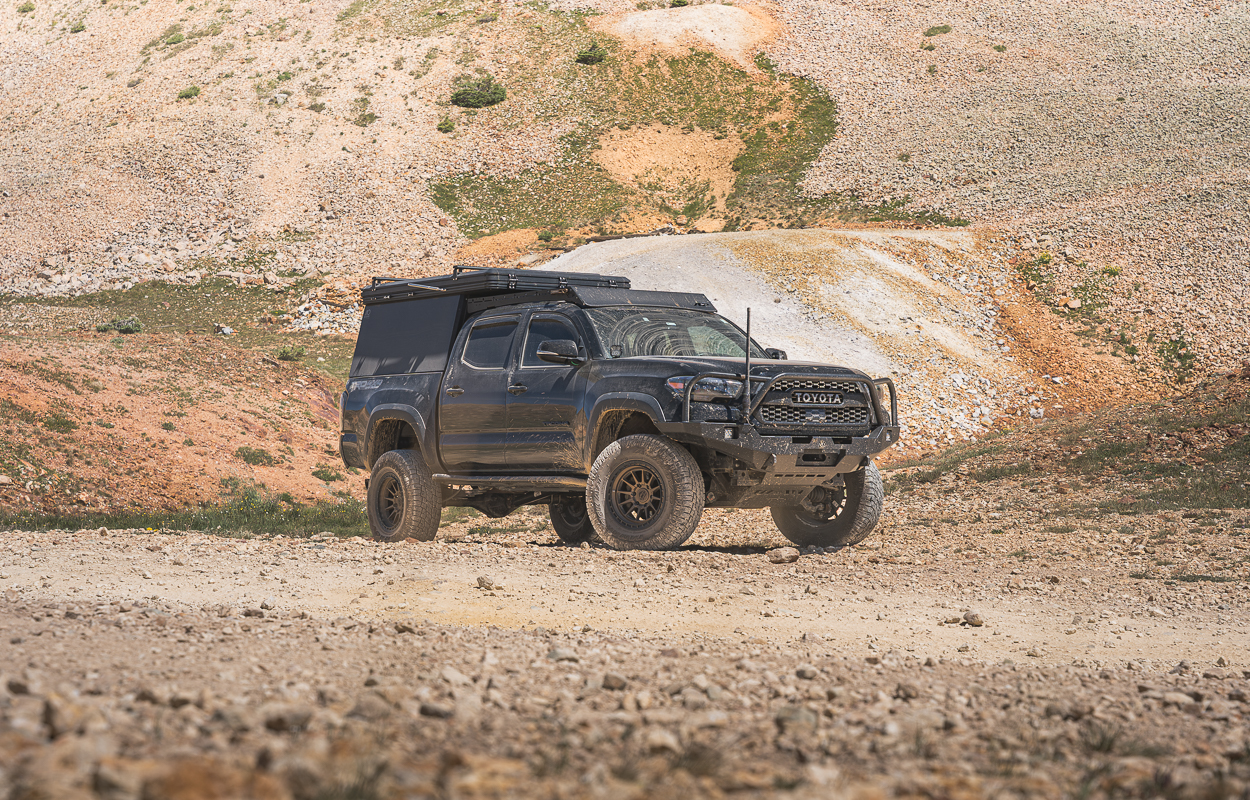 Overland Black 3rd Gen Tacoma With IM2.5 Lift Kit