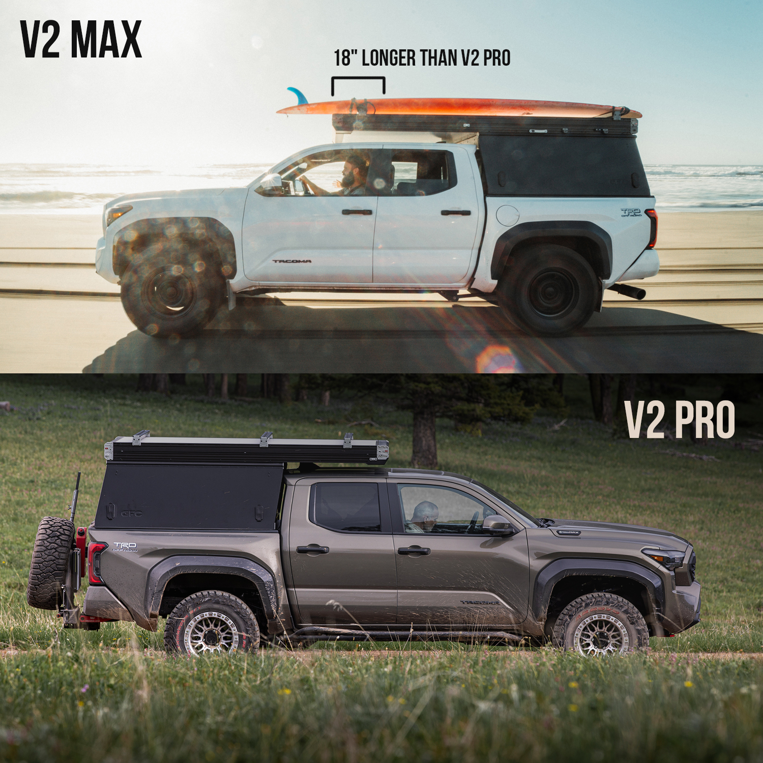 GFC Campers - V2 MAX Vs. V2 Pro