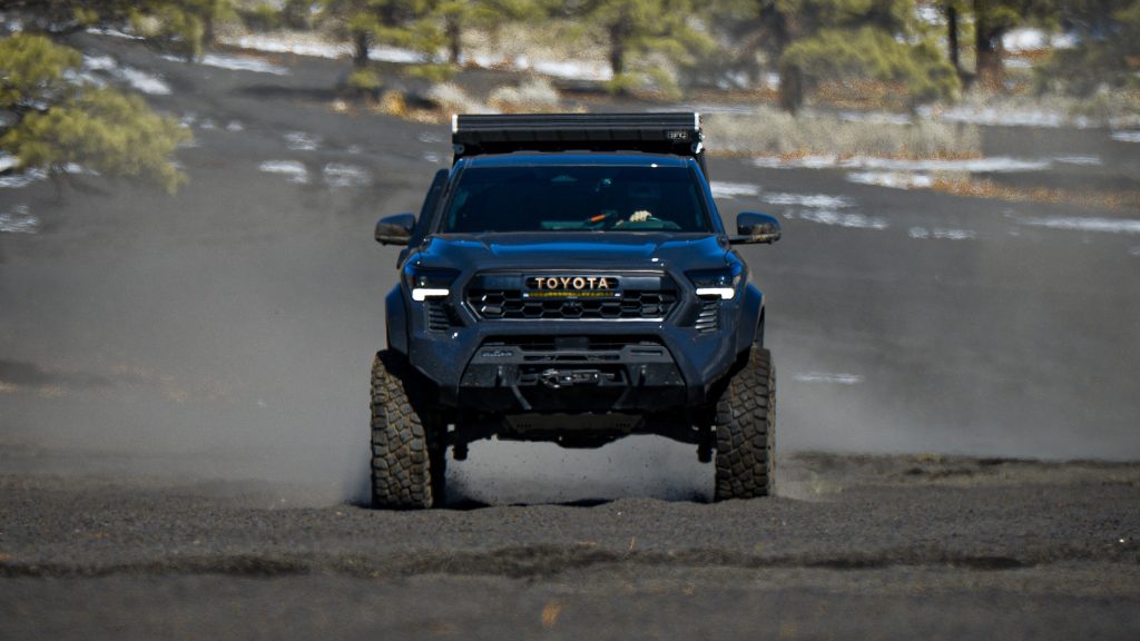 74Weld Portals On Underground TrailHunter Tacoma With 37" Toyo RT Pros
