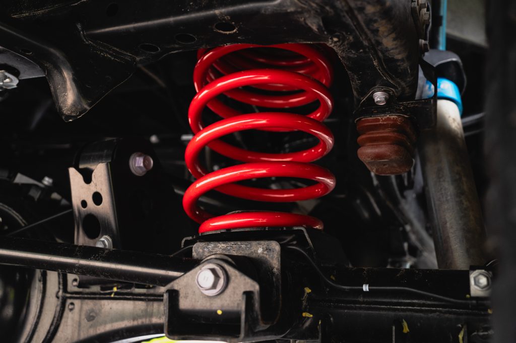 Dobinsons Rear Red Coils On 4th Gen Tacoma