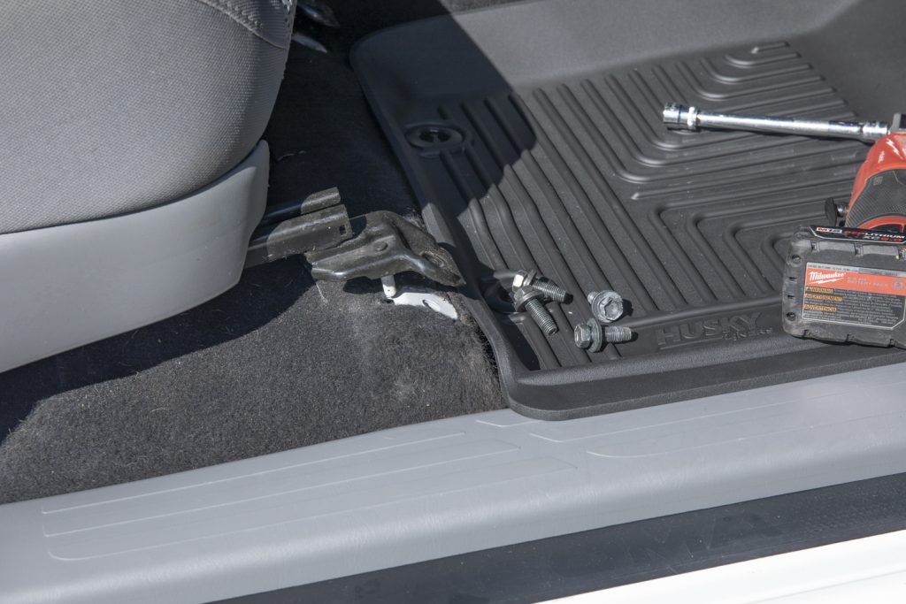 Removing 2nd Gen Tacoma Front Seat