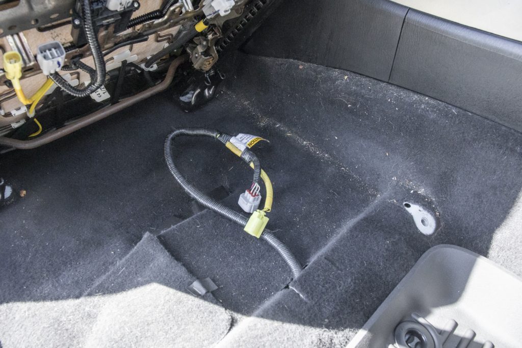 Disconnecting Wiring & Removing Tacoma Seat