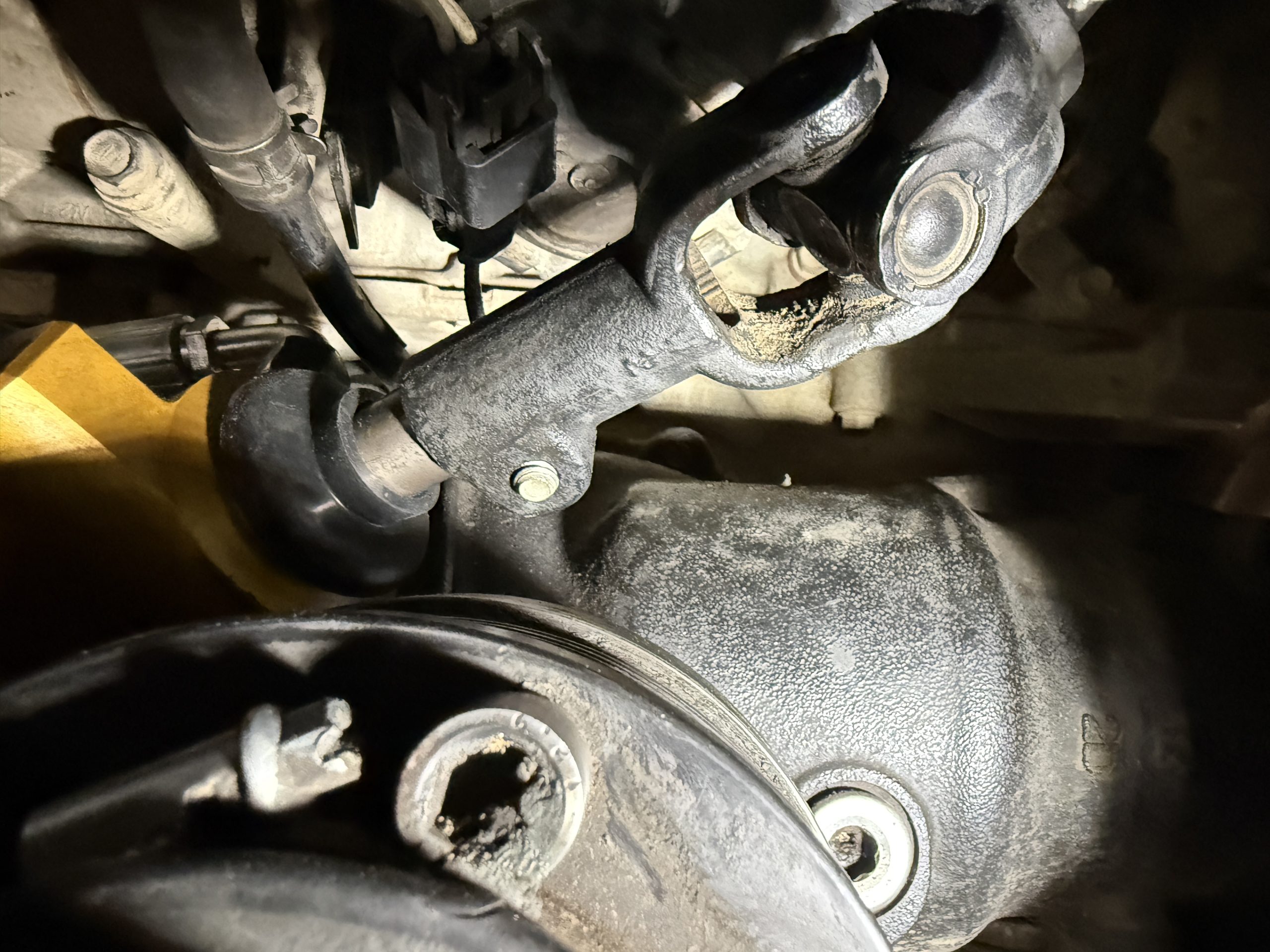 Connect the Steering Column Linkage
