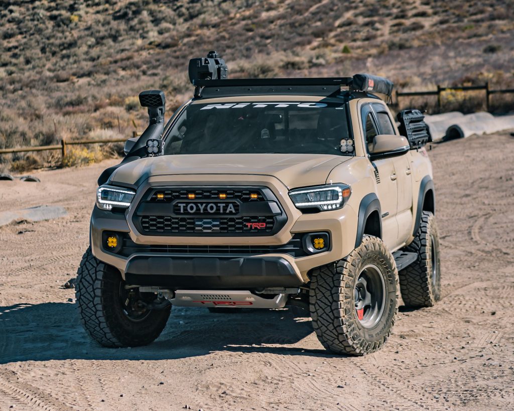 Quicksand 3rd Gen Tacoma with Snorkel & Nitto Ridge Grappler Tires