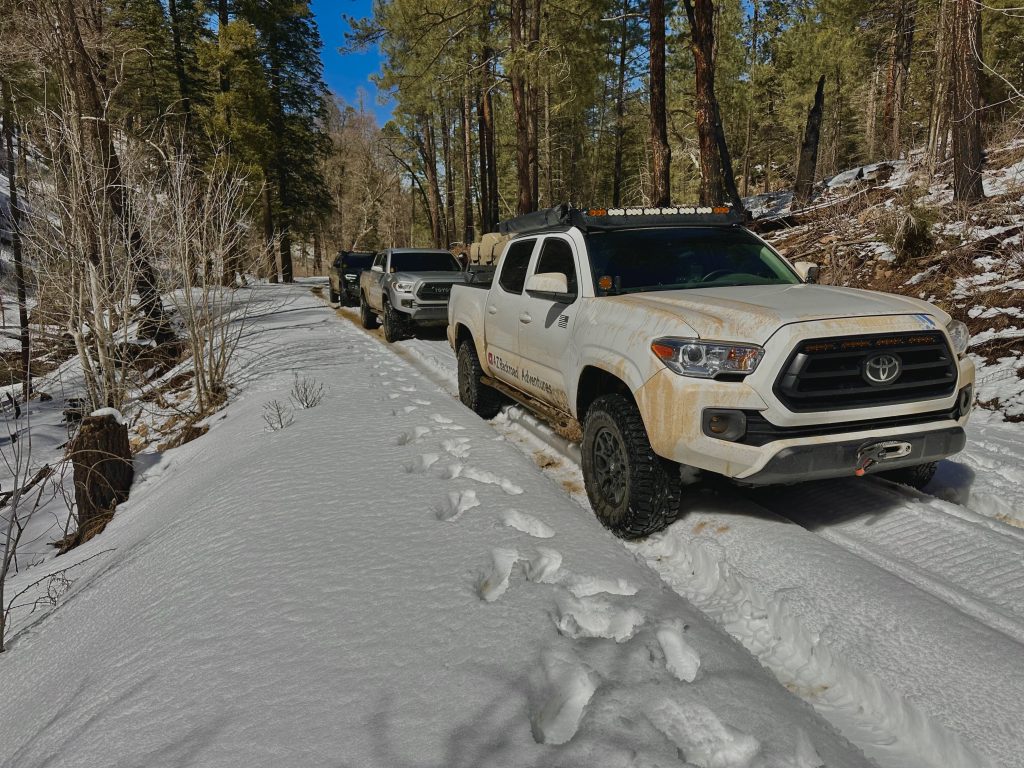 3rd Gen Tacoma With E-Trailers Hidden Winch Mount In Factory Bumper With Badlands Winch