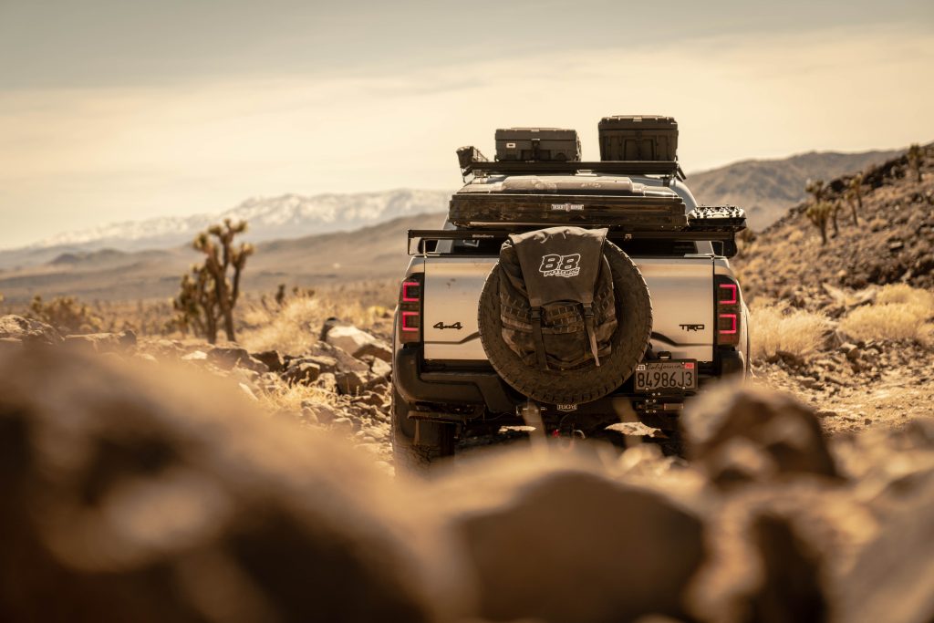 3rd Gen Tacoma TRD Off-Road with Roam Adventure Co. Storage Boxes 